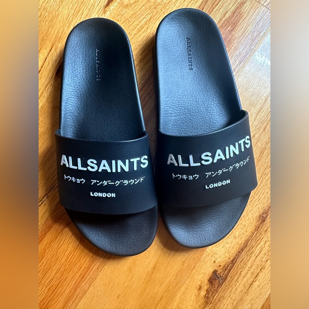 All Saints Underground Slides Size 9